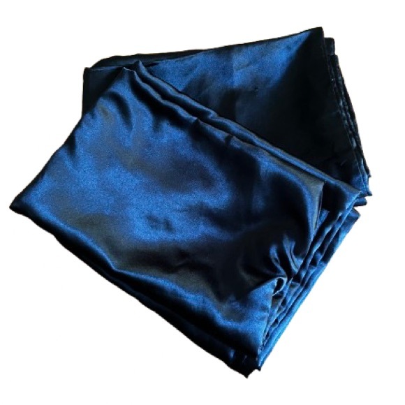 Black Standard Size Silk Pillowcase - Picture 1 of 5